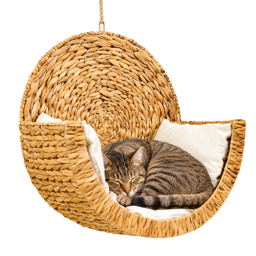 CozyWishkers™ - Hnadwoven Cat Bed